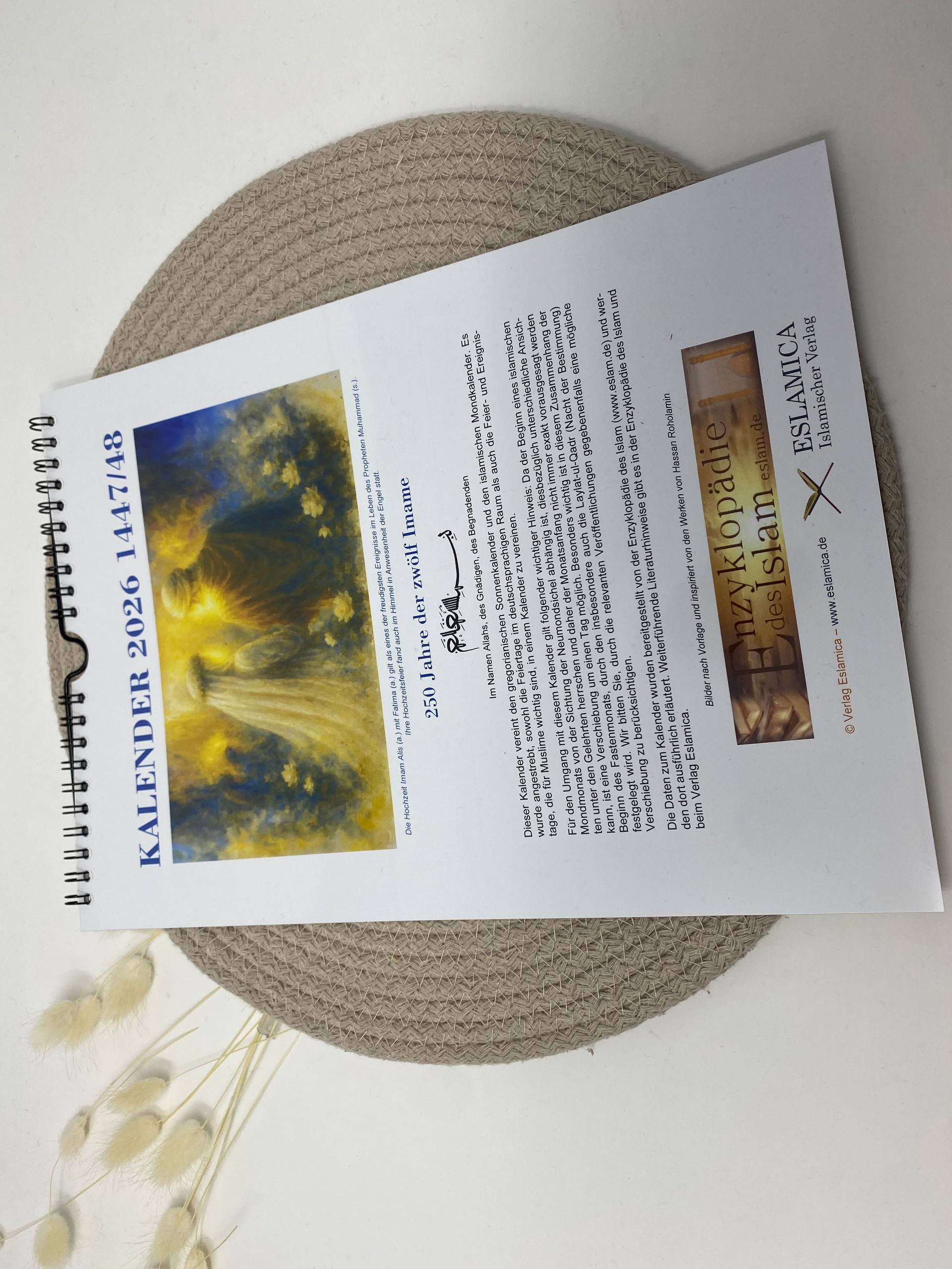 Islamischer Kalender 2026 (1447/48)