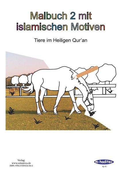 Malbuch 2 mit islamischen Motiven – Tiere im Heiligen Qur’an